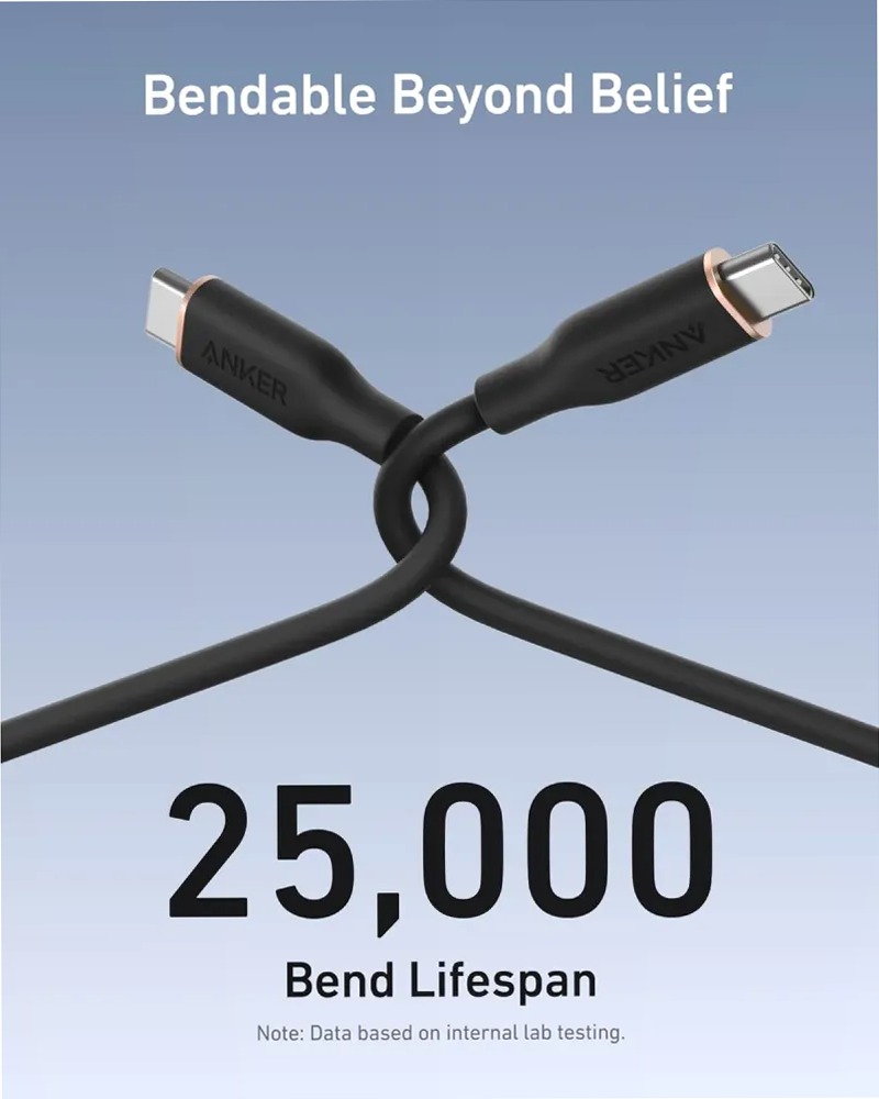 Anker Cavo USB‑C a USB‑C (90 cm, 240 W, Silicone)
