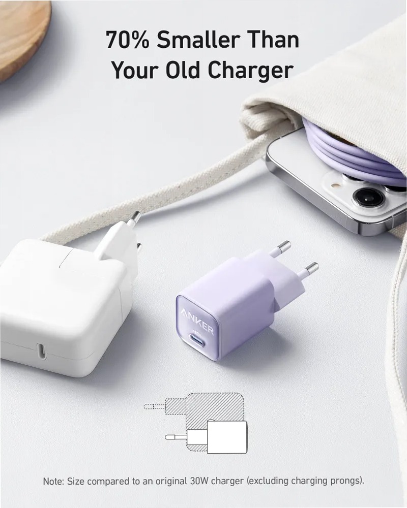 Caricabatterie Anker 511 (Nano 3, 30W)
