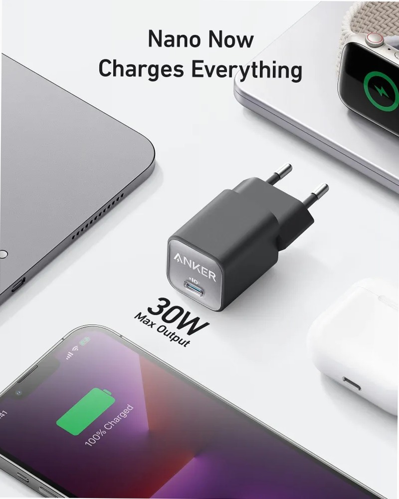 Caricabatterie Anker 511 (Nano 3, 30W)