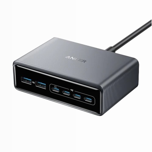 Caricabatterie Anker Prime (200 W, 6 porte, GaN)