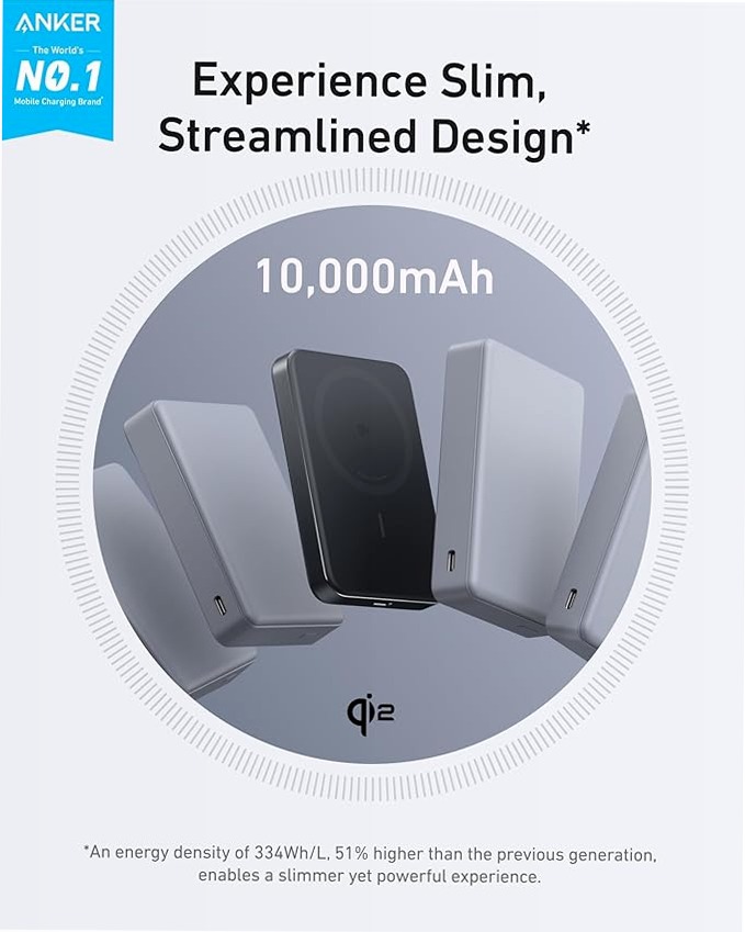 Anker MagGo Power Bank Magsafe 10000 mAh+Anker Nano Power Bank Magsafe 5000 mAh