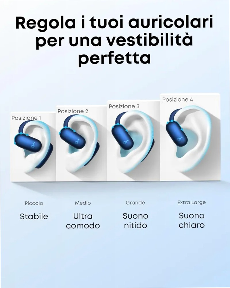 soundcore AeroFit 2 | Auricolari wireless open‑ear