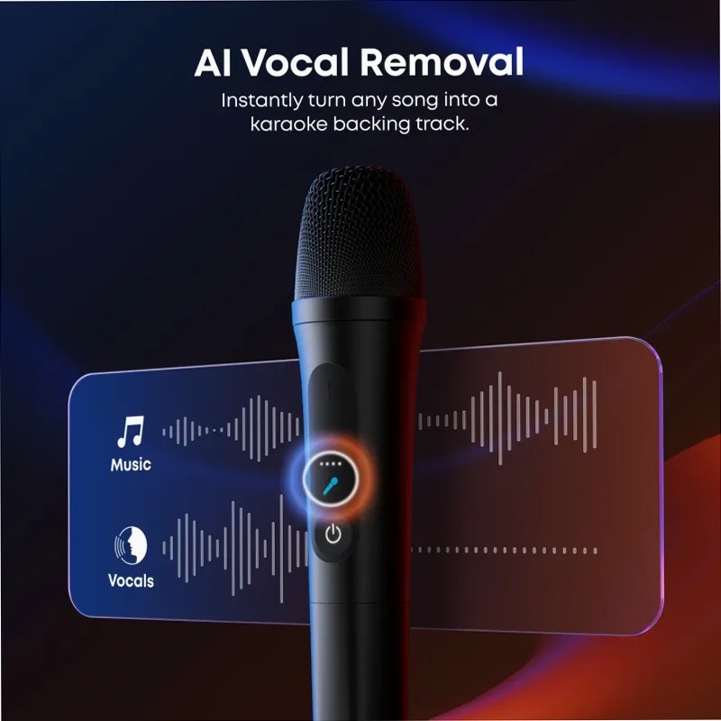 soundcoreRave 3S | Altoparlante per karaoke con intelligenza artificiale e suono da 200 W