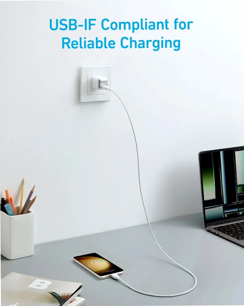 Cavo Anker 310 da USB-C a USB-C (3 piedi) POS