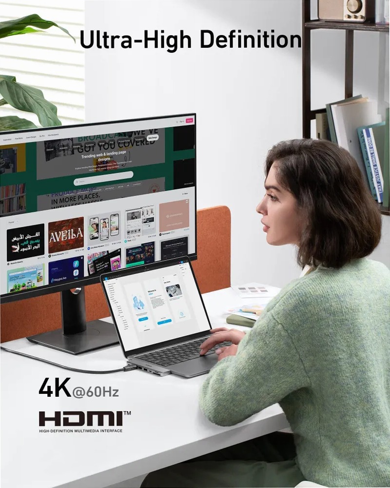 Hub USB-C Anker 547 (7 in 2, per MacBook)