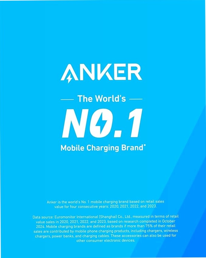 Anker Power Bank (20K, 87W, cavo USB-C integrato)