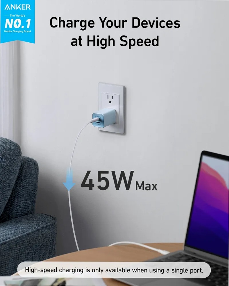 Caricabatterie Anker 523 (Nano 3, 47W)