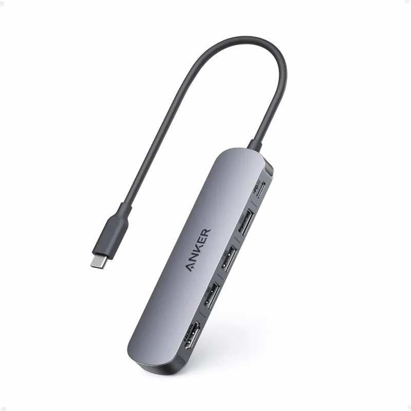 Hub USB-C Anker (5 in 1, HDMI 4K)