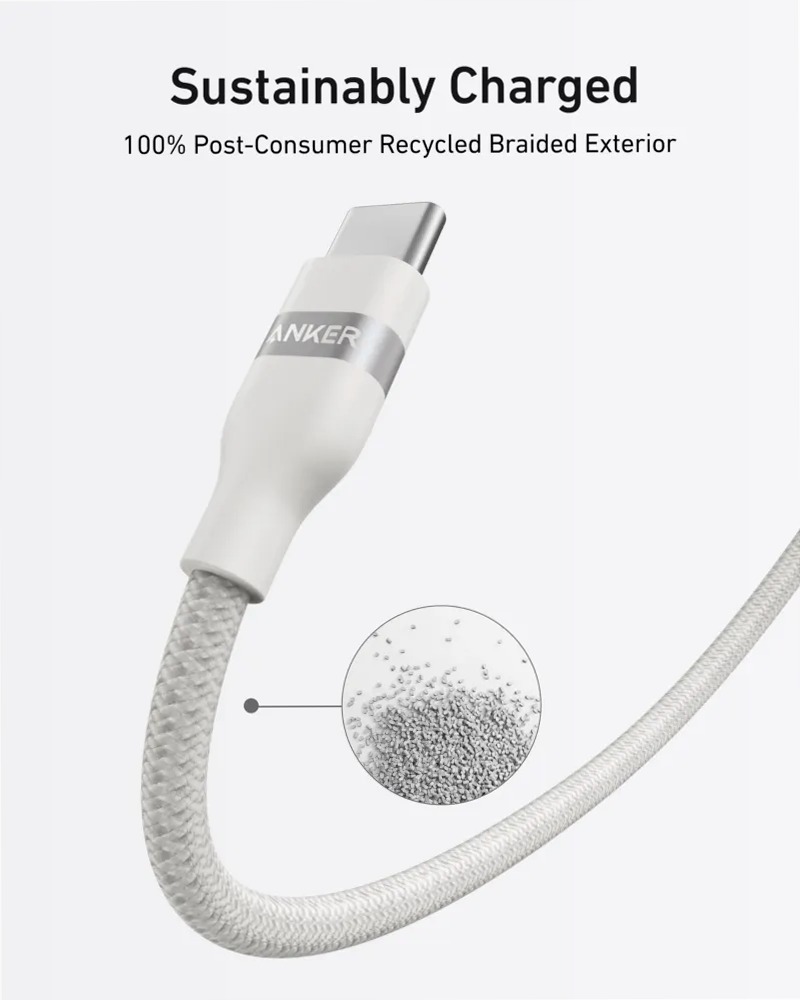 Cavo Anker da USB-C a USB-C (240 W, intrecciato riciclato)