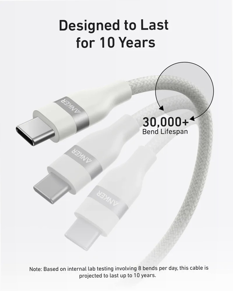 Cavo Anker da USB-C a USB-C (240 W, intrecciato riciclato)