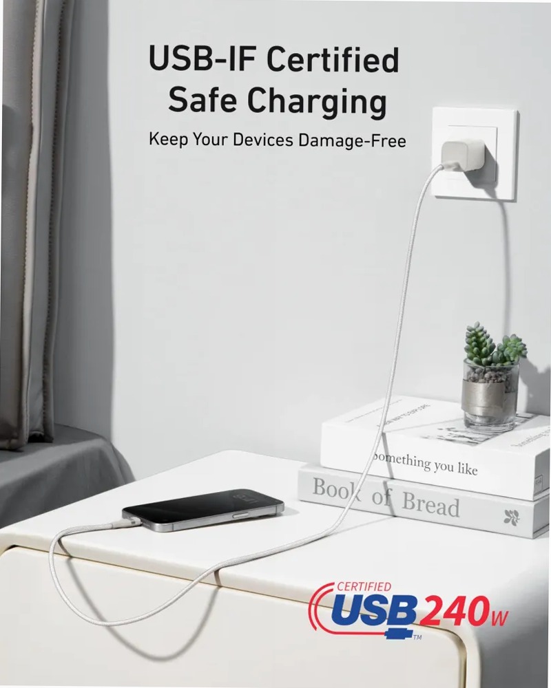 Cavo Anker da USB-C a USB-C (240 W, intrecciato riciclato)