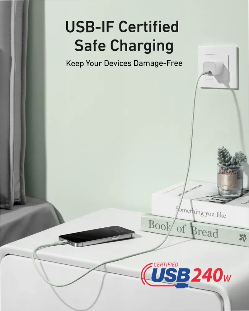 Cavo Anker da USB-C a USB-C (240 W, intrecciato riciclato)