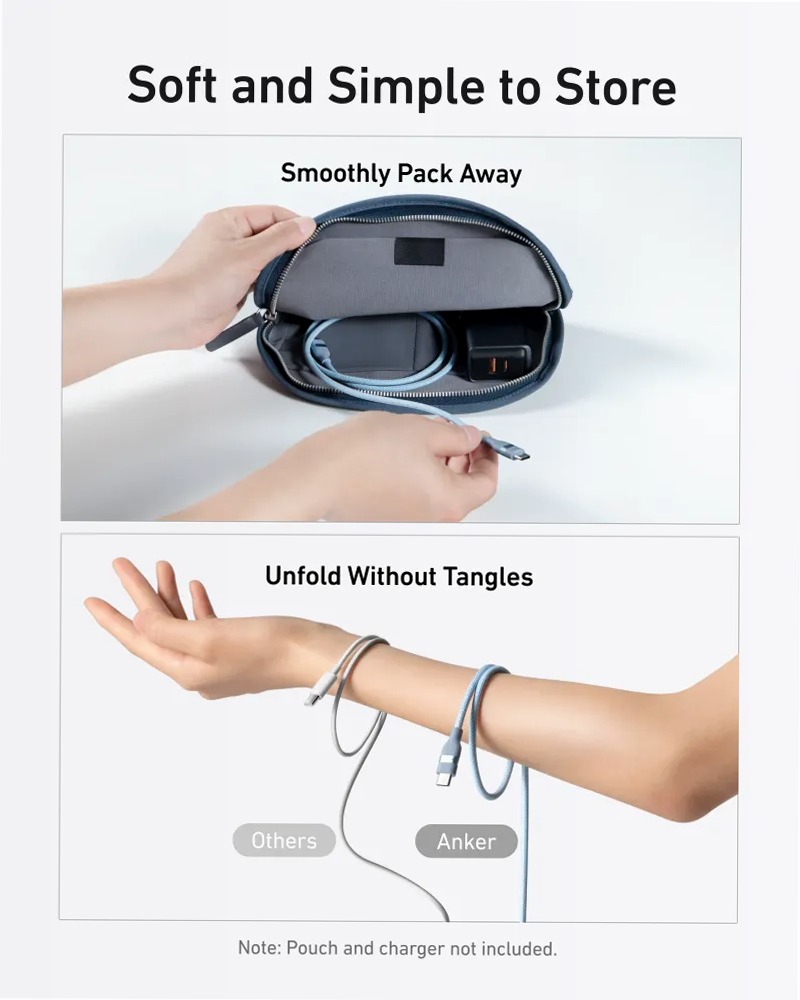 Cavo Anker da USB-C a USB-C (240 W, intrecciato riciclato)