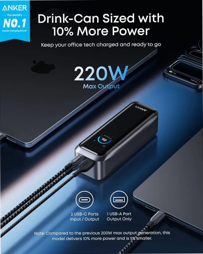 Anker Prime Powerbank (20K, 220W)