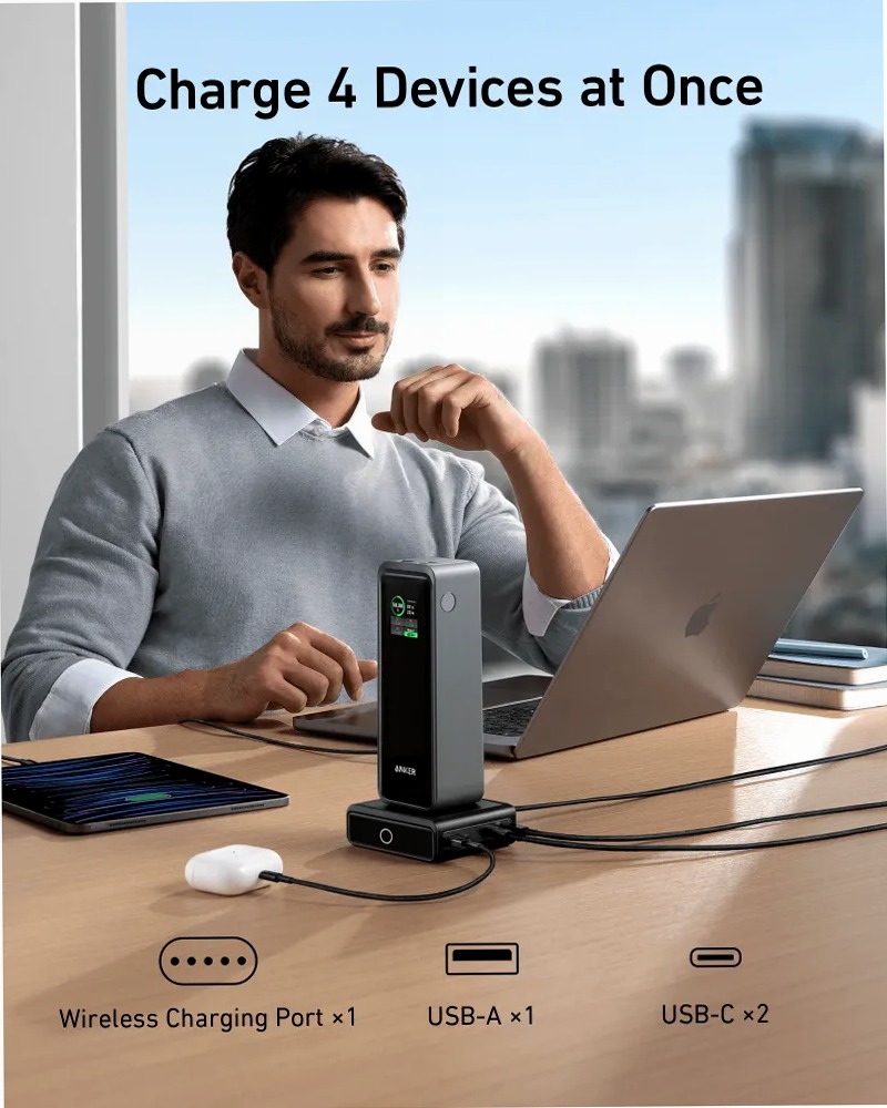 Anker Base di ricarica da 100W per Power Bank Anker Prime
