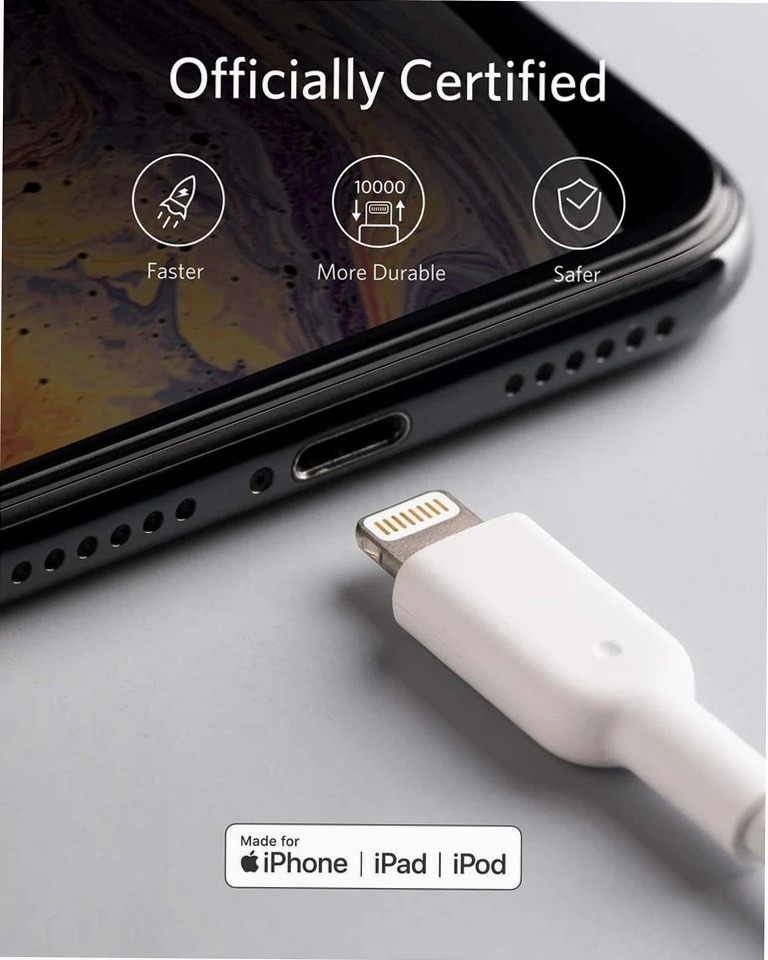Cavo Anker 321 da USB-A a Lightning (0.9 m)