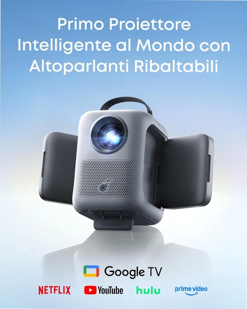 soundcore Nebula P1i | Il primo proiettore portatile smart al mondo con speaker ribaltabili