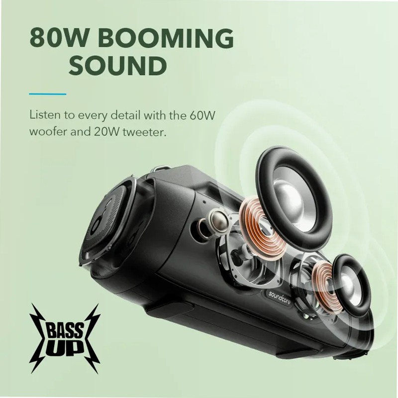 soundcore Motion Boom Plus | Altoparlante portatile per esterni