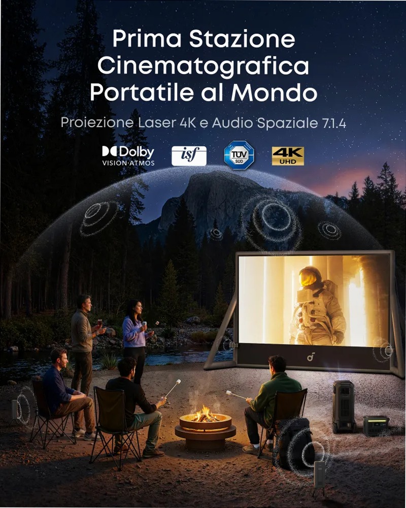 Nebula X1 Pro 4K Proiettore | Primo Home Theatre mobile al mondo