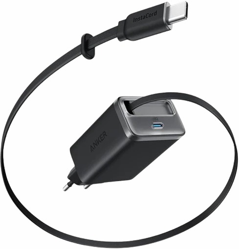 Anker Nano Caricatore (35 W, con cavo USBC retrattile integrato)