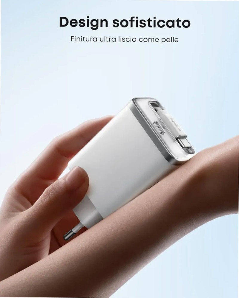Anker Nano Caricatore (35 W, con cavo USBC retrattile integrato)