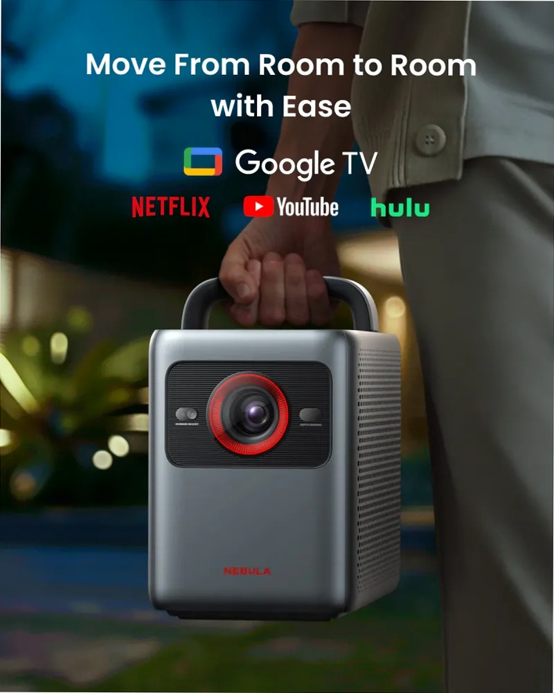 Nebula Cosmos 4K SE | Proiettore Dolby Vision con Google TV