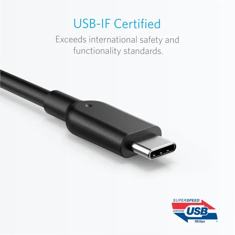 Cavo Anker PowerLine II da USB-C a USB 3.1 (91 cm)