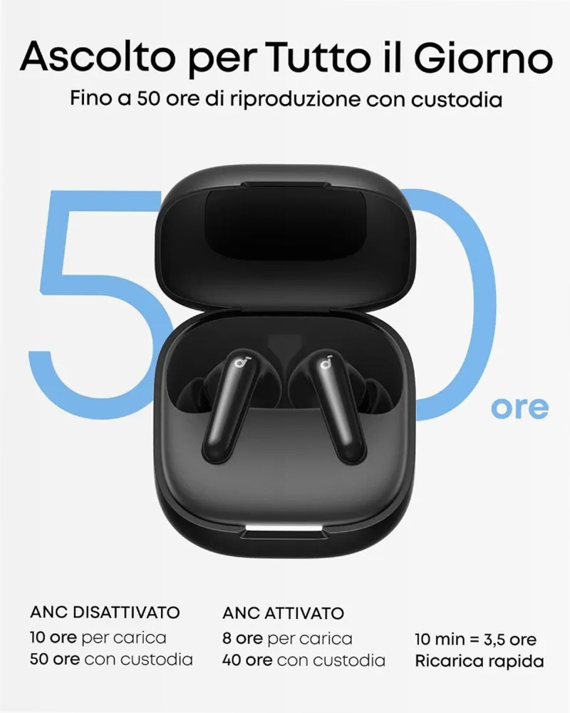 soundcore P31i | Auricolari Wireless con ANC Adattiva Immersiva