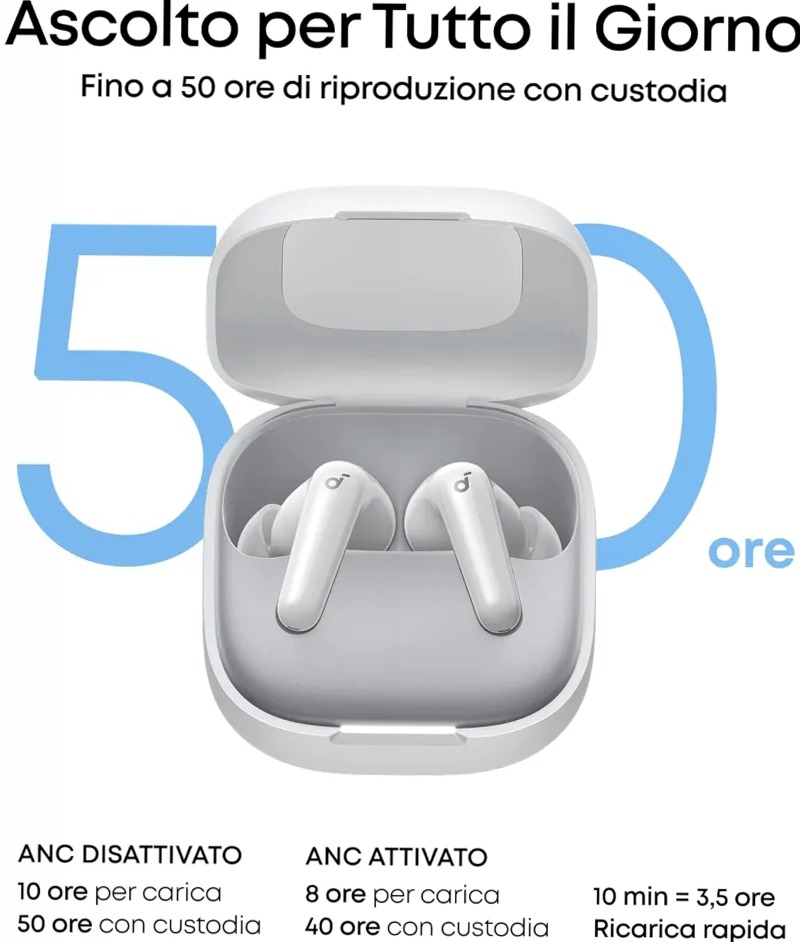 soundcore P31i | Auricolari Wireless con ANC Adattiva Immersiva