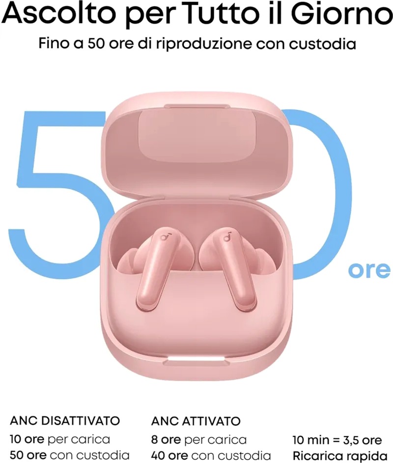 soundcore P31i | Auricolari Wireless con ANC Adattiva Immersiva
