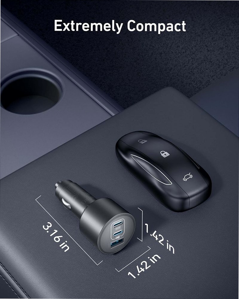 Anker Caricatore per Auto (167,5 W, 3 Porte)