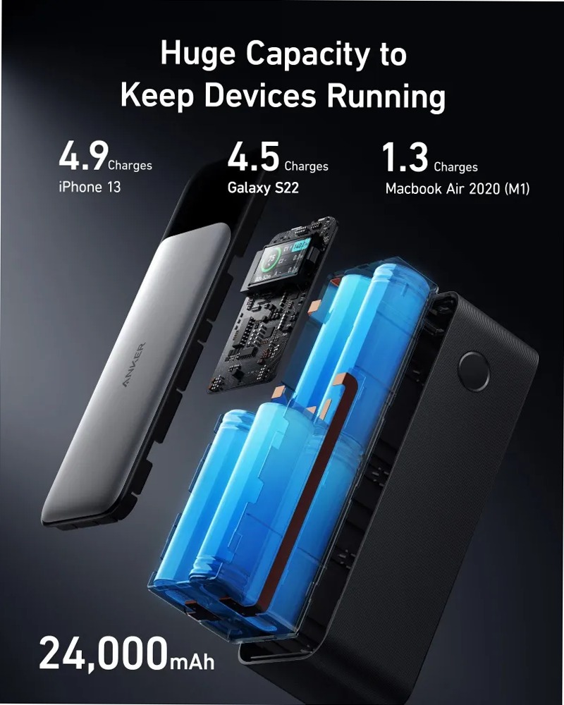 Power Bank Anker 737 (PowerCore 24K)