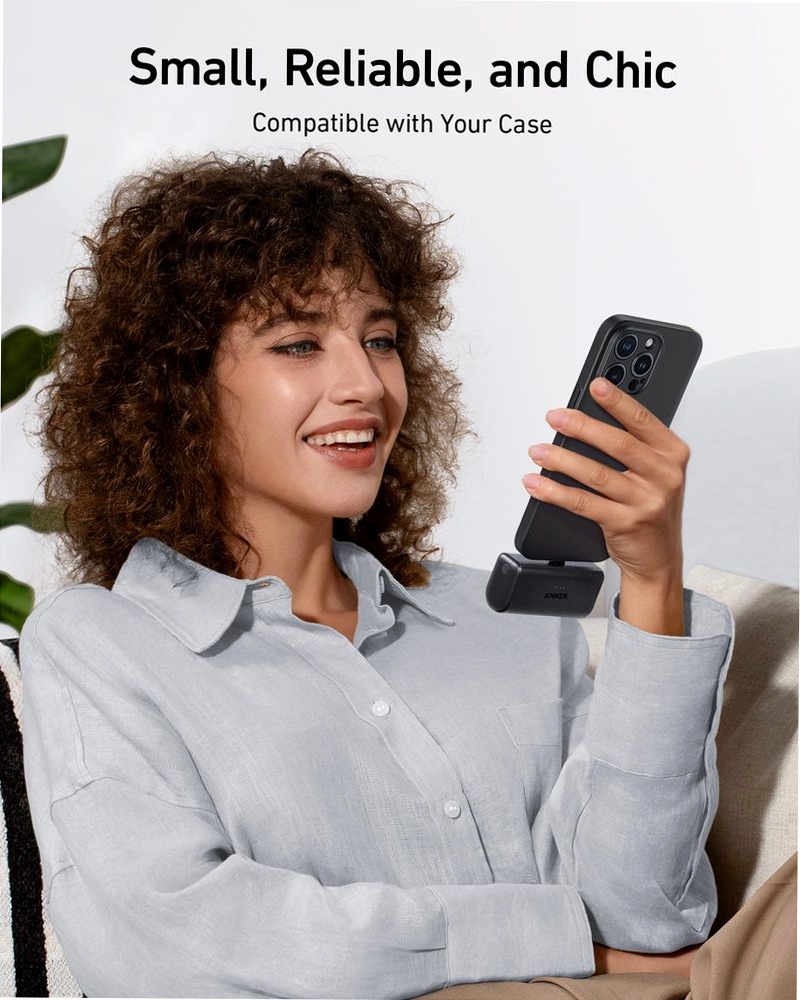 Anker Nano Power Bank (22,5 W, connettore USB-C integrato)