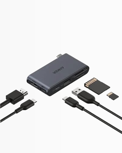 Anker Nano USB-C Hub (6-in-1, 5Gbps)