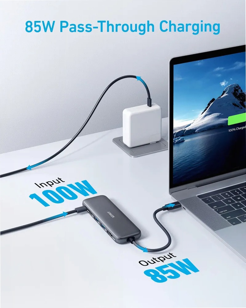 Hub USB-C Anker 332 (5 in 1)