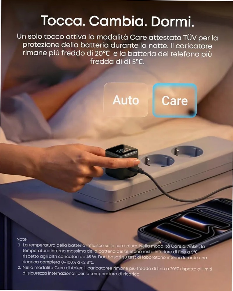 Anker Nano Caricatore (45W, Smart Display)