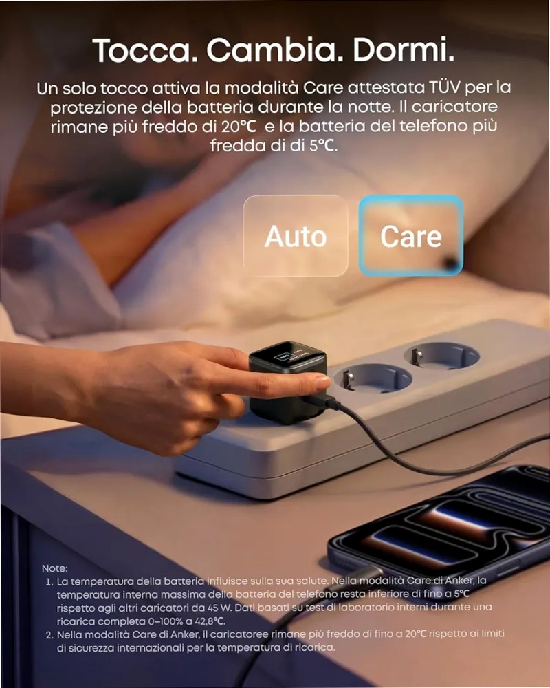 Anker Nano Caricatore (45W, Smart Display)
