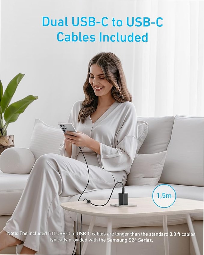 Caricabatterie rapido Anker USB-C da 45 W