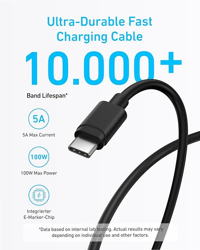 Caricabatterie rapido Anker USB-C da 45 W