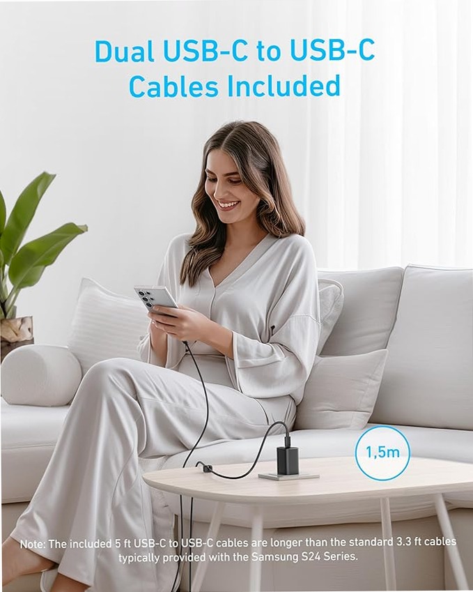 Caricabatterie rapido Anker USB-C da 45 W