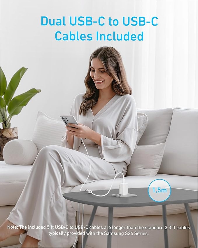 Caricabatterie rapido Anker USB-C da 45 W