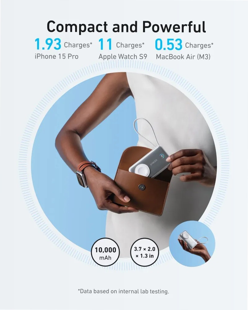 Anker MagGo Power Bank (10K, 35W, per Apple Watch)