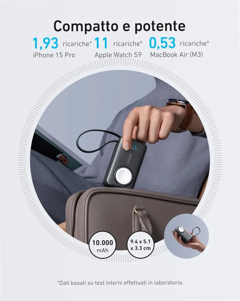 Anker MagGo Power Bank (10K, 35W, per Apple Watch)