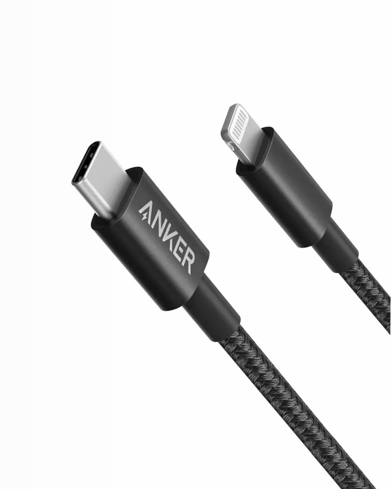 Cavo Anker da USB-C a Lightning 331, nuovo nylon (3,3 piedi, certificato MFi)