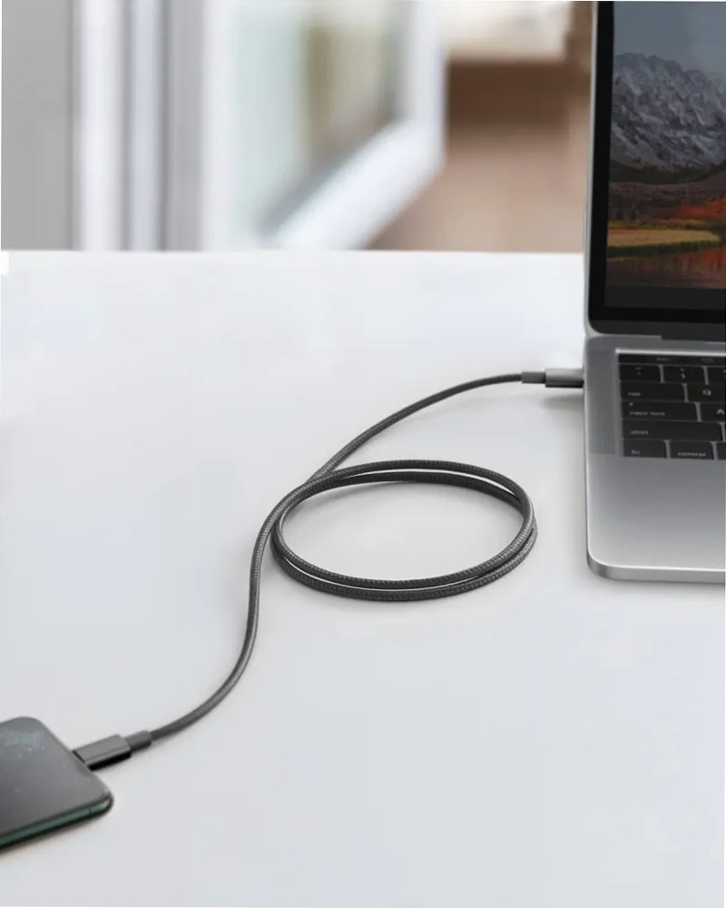 Cavo Anker da USB-C a Lightning 331, nuovo nylon (3,3 piedi, certificato MFi)