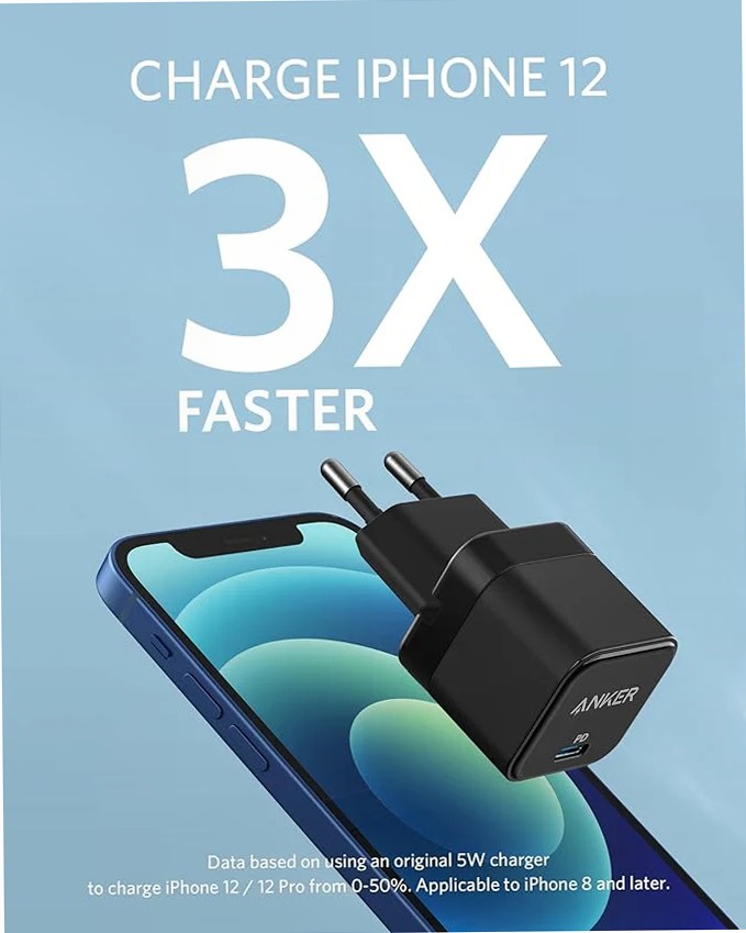 Caricabatterie Anker PowerPort III da 20 W