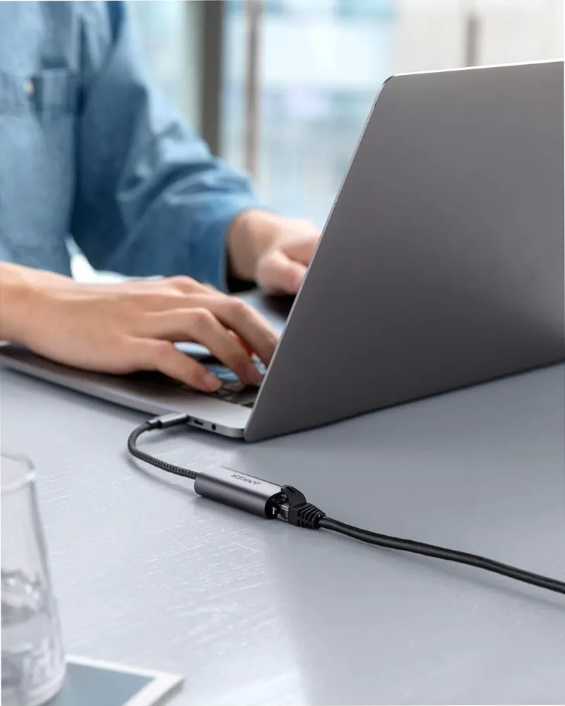 Adattatore PowerExpand da USB-C a Gigabit Ethernet