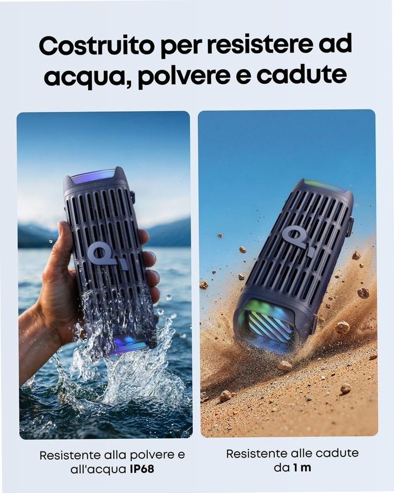 soundcore Boom 3i | Altoparlante portatile robusto per esterni