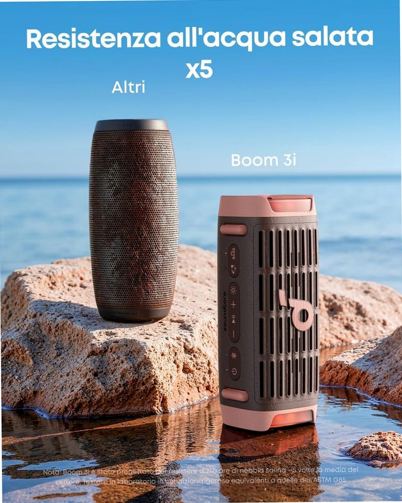 soundcore Boom 3i | Altoparlante portatile robusto per esterni