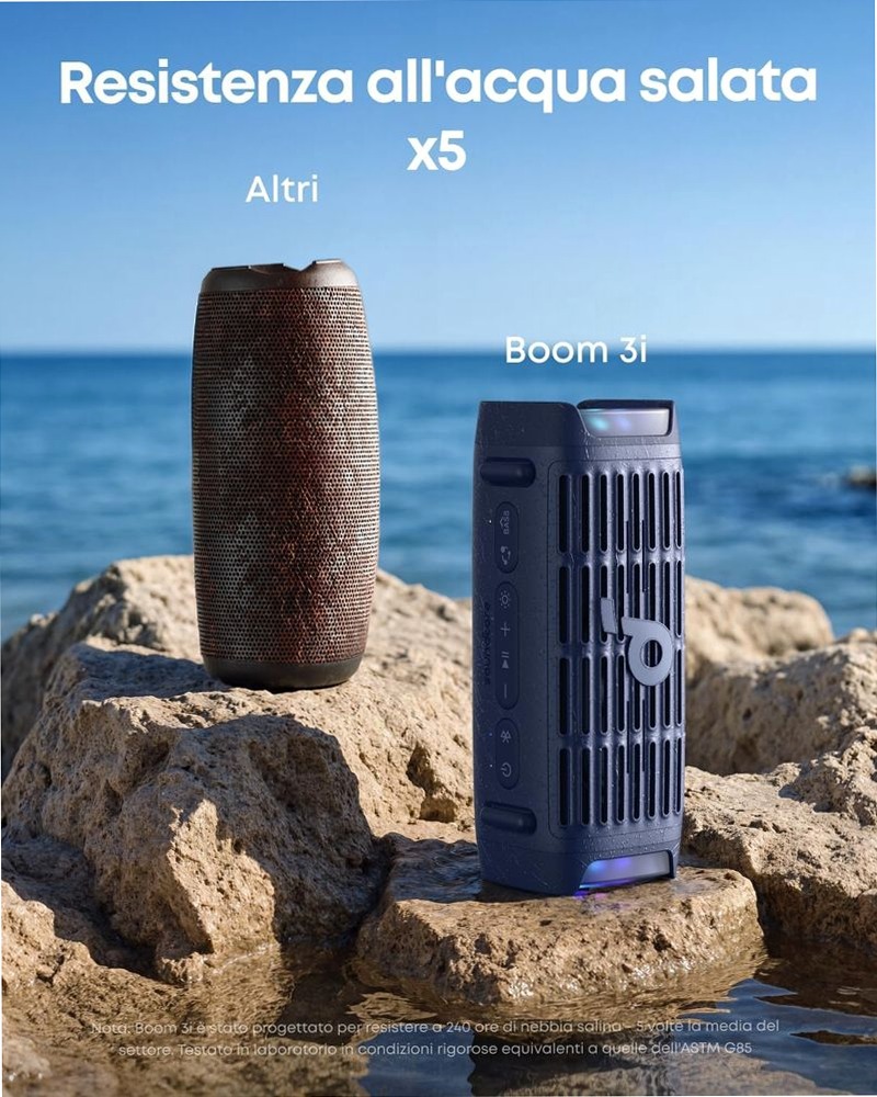 soundcore Boom 3i | Altoparlante portatile robusto per esterni